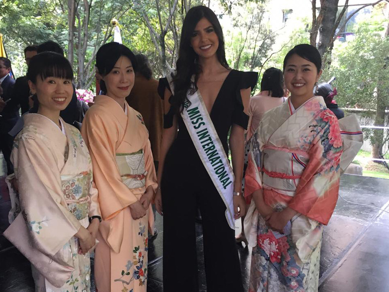Cuarta Finalista Miss Internacional® Anabella Castro invitada de honor al natalicio del Emperador del Japón